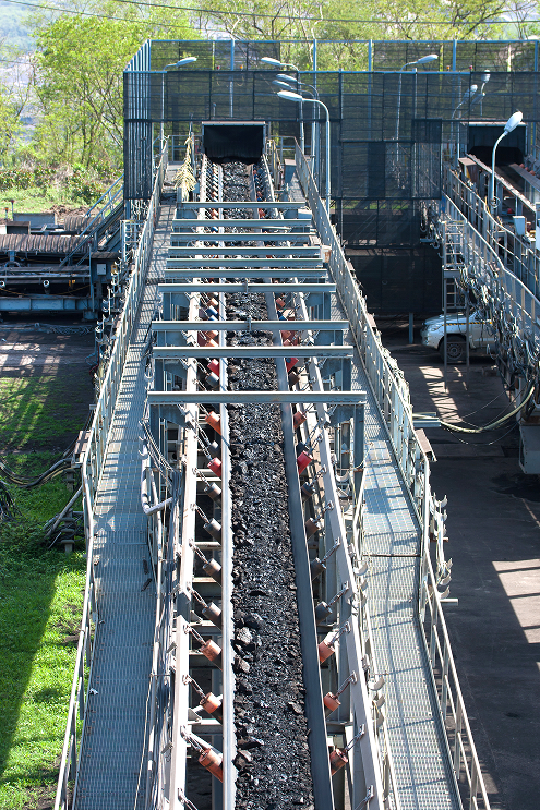 Conveyor belt installation vertical