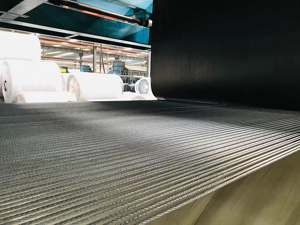 Steel cord belt roll